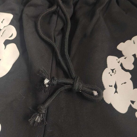 Denim Tears The Cotton Wreath Black Shorts - Picture 6 of 10